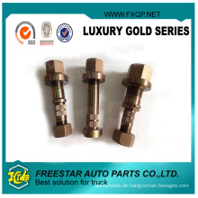 Patent Luxus Gold Radnabe Bolzen und Mutter